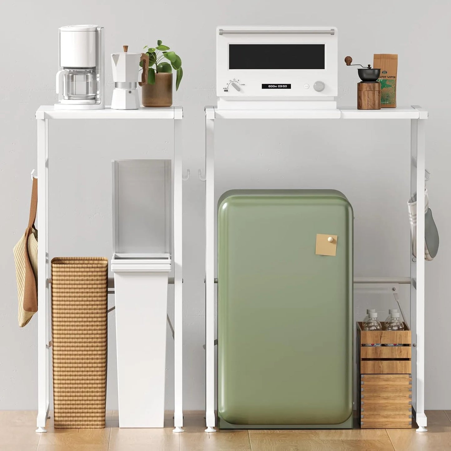 【高さ86cm】ゴミ箱上ラック レンジラック 耐荷重40Kg SH29W