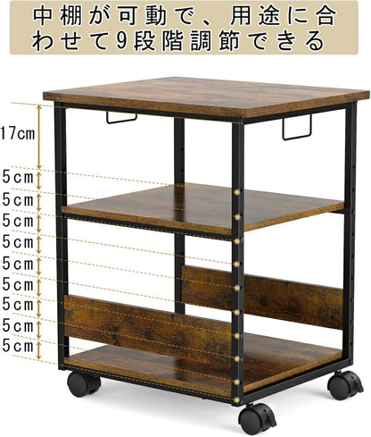 プリンター台 キャスター付き（4色） SH03W