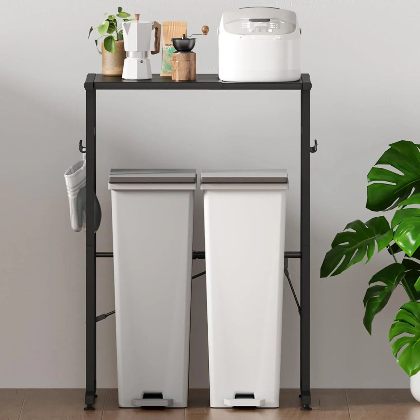 【高さ86cm】ゴミ箱上ラック レンジラック 耐荷重40Kg SH29W