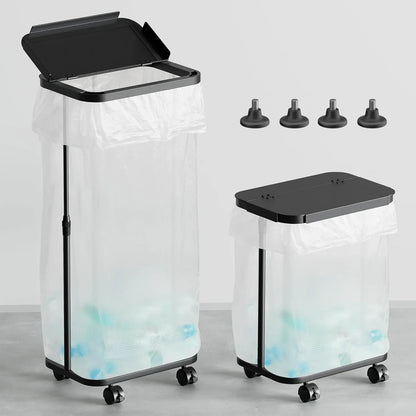 【90L対応】大容量の横開きゴミ袋ホルダー ふた付き　SH40W