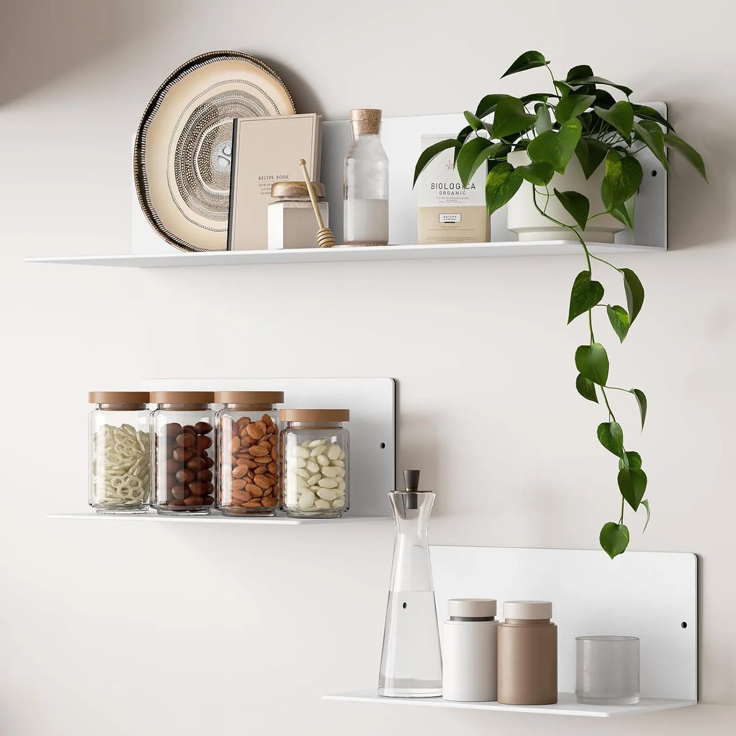 【強力マグネット付き】キッチンラック 3点セット SH33W