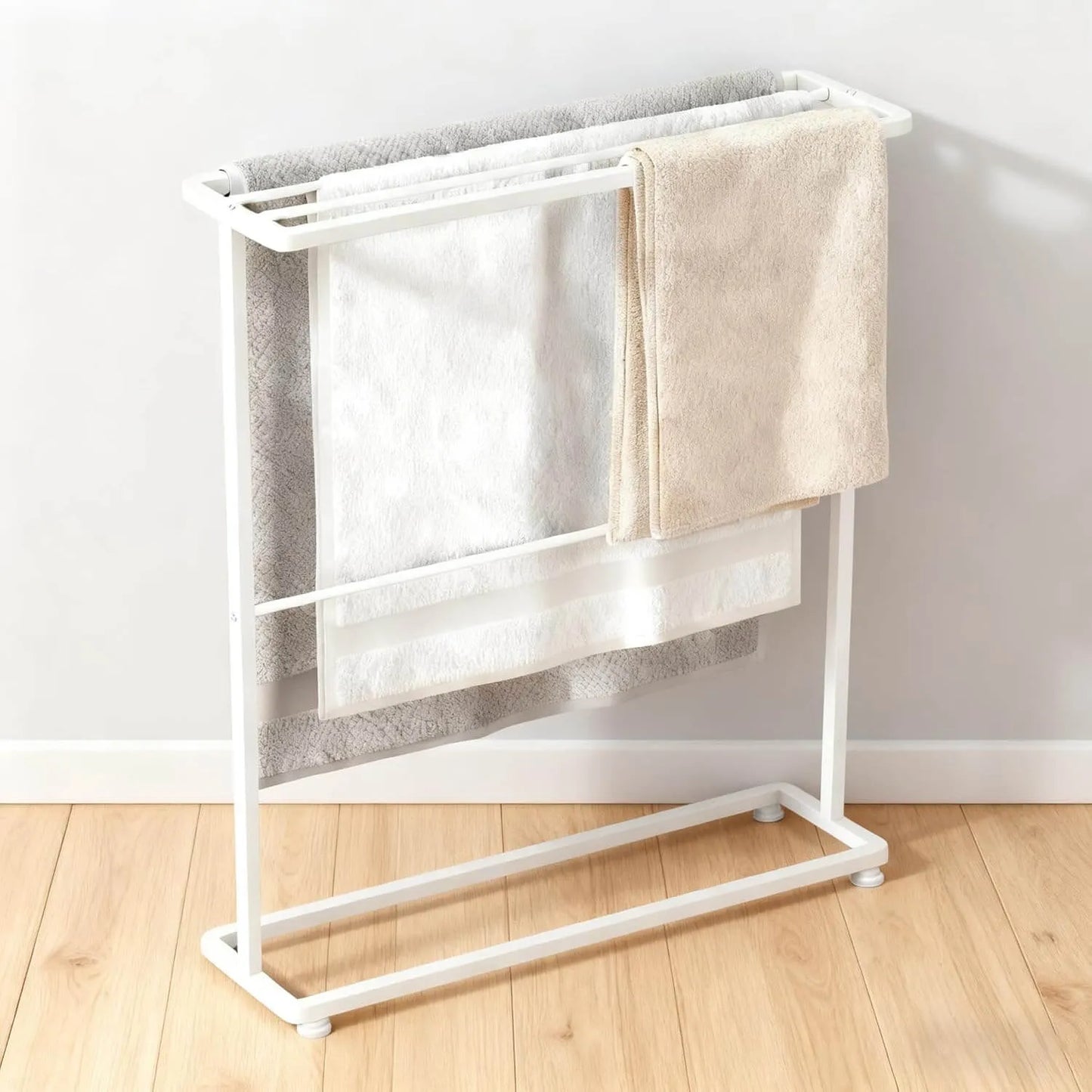 バスタオルハンガー タオルラック 置き型  SH30W