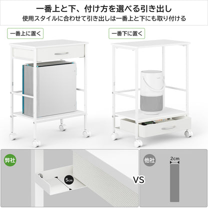 デスクサイドワゴン キャスター付き CA02