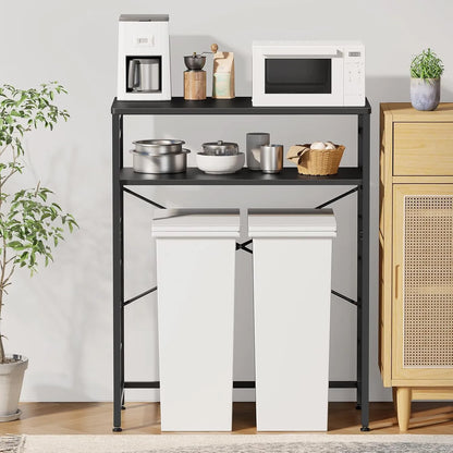 4色展開！おしゃれのゴミ箱上ラック・キッチンラック SH37W