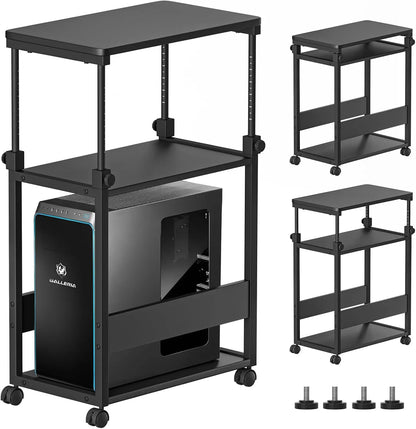 【昇降式】パソコンワゴン pcラック 四色　SH27W