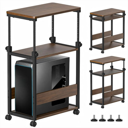 【昇降式】パソコンワゴン pcラック 四色　SH27W