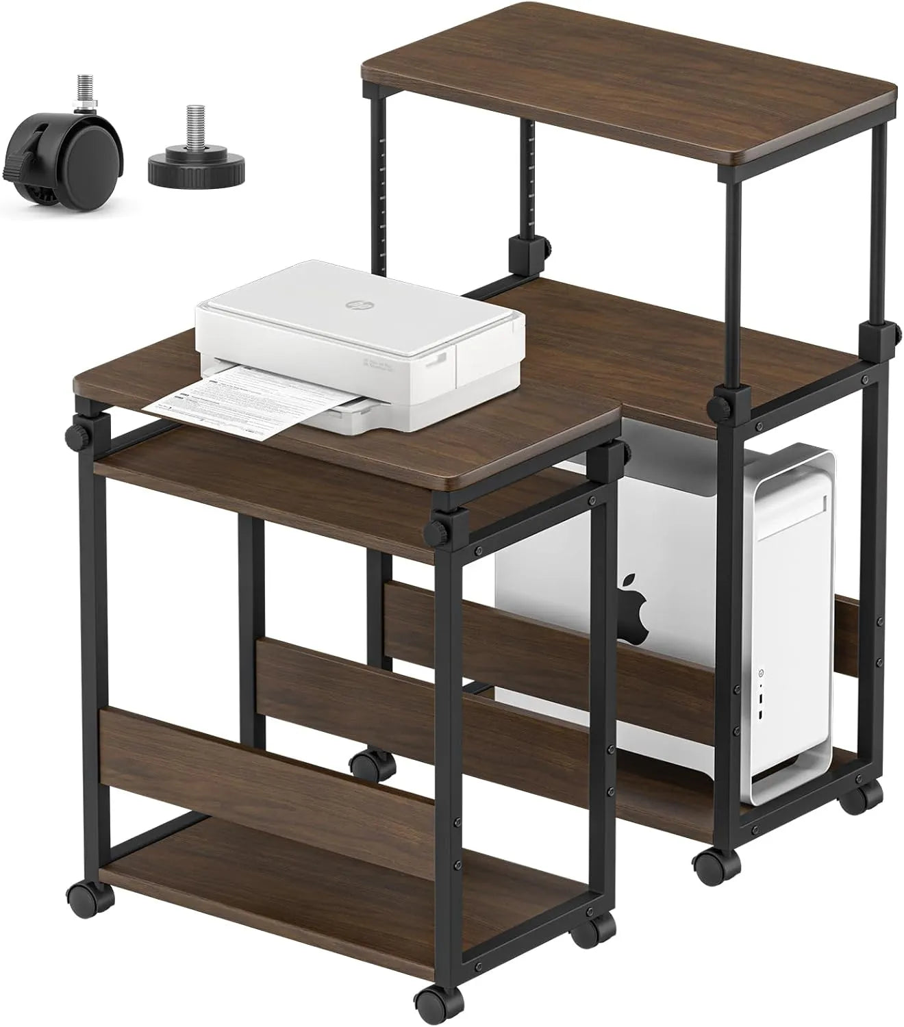 【昇降式】パソコンワゴン pcラック 四色　SH27W