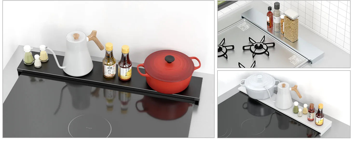 排気口カバー 60cm フラット コンロカバー 薄型  IH対応 ガスコンロ対応 SH57B