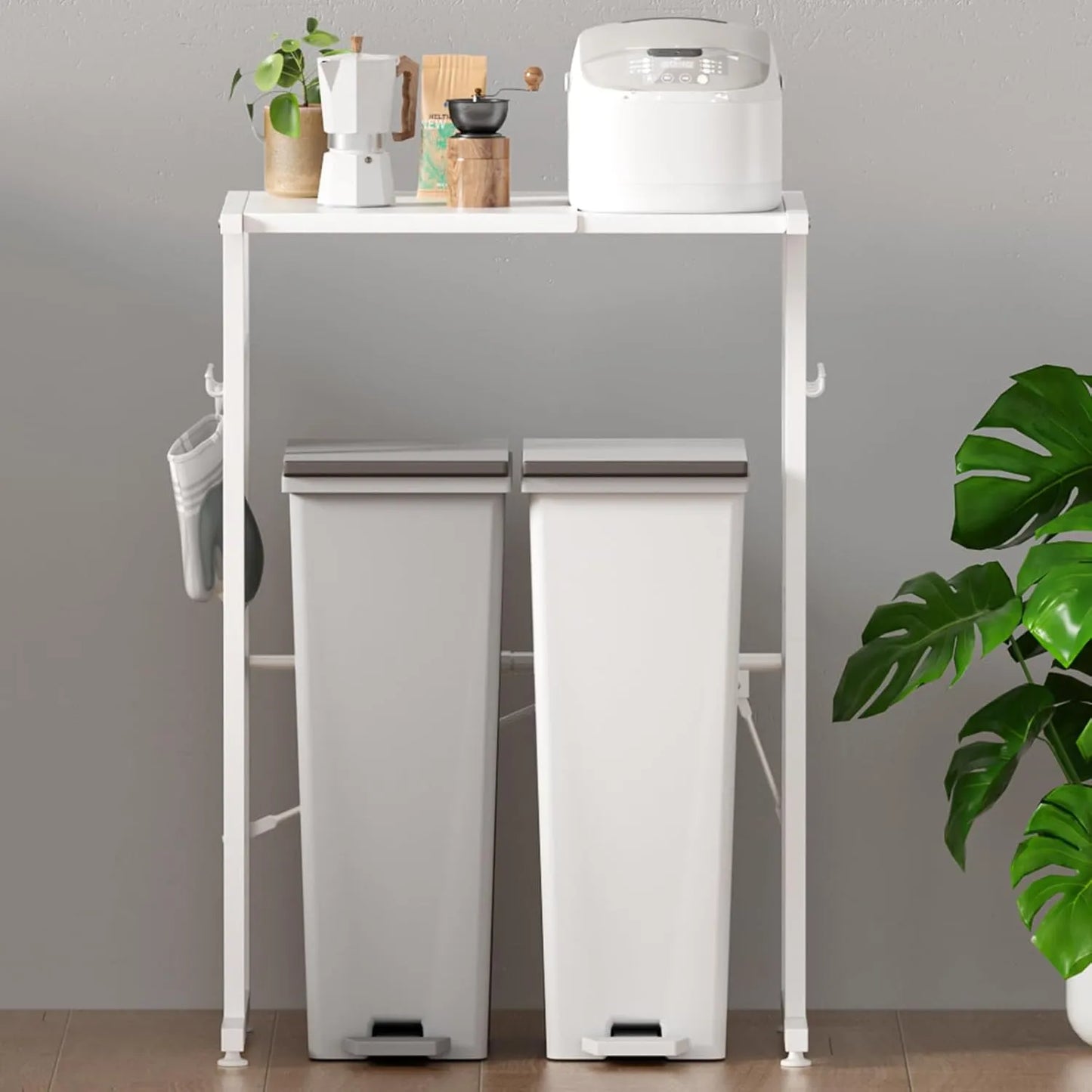 【高さ86cm】ゴミ箱上ラック レンジラック 耐荷重40Kg SH29W