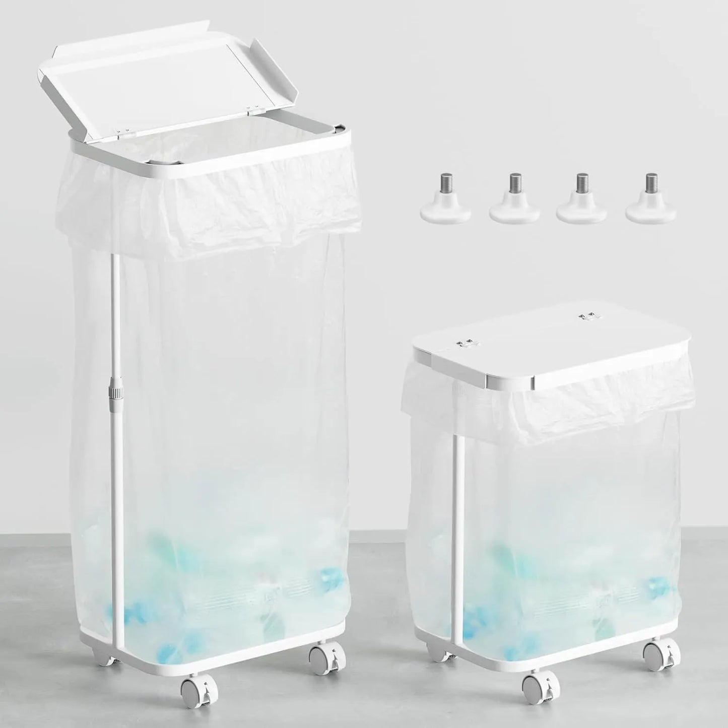 【90L対応】大容量の横開きゴミ袋ホルダー ふた付き　SH40W