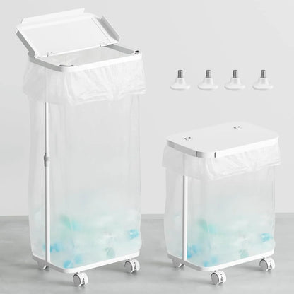 【90L対応】大容量の横開きゴミ袋ホルダー ふた付き　SH40W