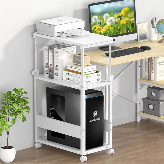 【昇降式】パソコンワゴン pcラック 四色　SH27W